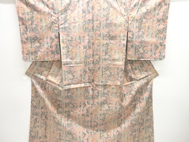 Japanese Kimono / Tsumugi Omeshi Silk